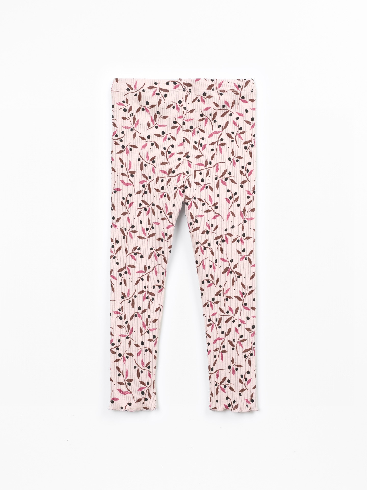 Leggings in maglia con mix di fibre