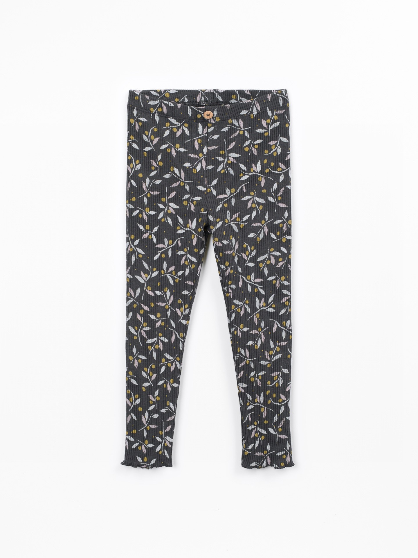 Leggings in maglia con mix di fibre