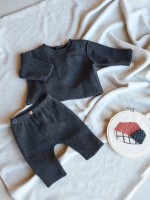 Pull en maille de fibres naturelles