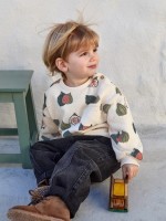 Cotton denim trousers