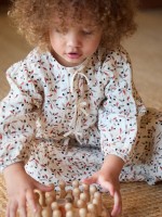 Printed fabric dress