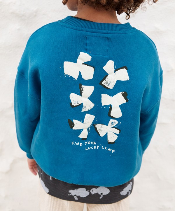 Cotton knit sweater