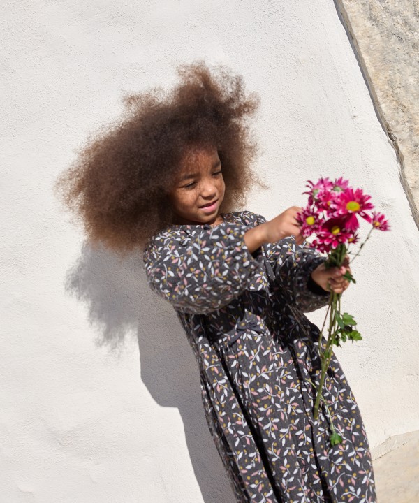 Robe en tissu de coton