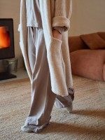 Jersey trousers with elastic waistband