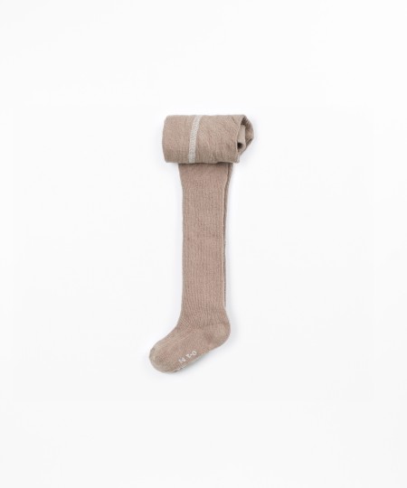 Tights with Organic Cotton and Elastic Waistband
