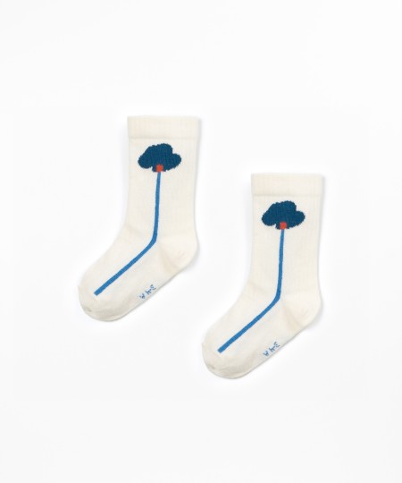 Socks with tree design