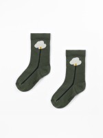 Chaussettes avec motif d'arbre Chaussettes avec motif d'arbre