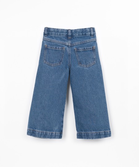 Pantalon en denim à taille réglable