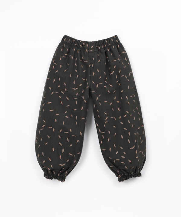 Cotton knit trousers