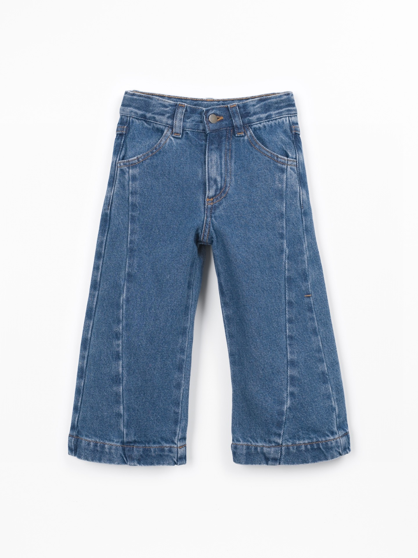 Pantalon en denim à taille ajustable
