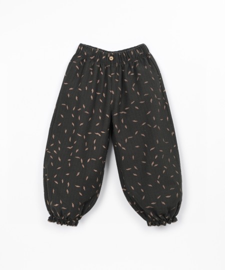 Cotton knit trousers