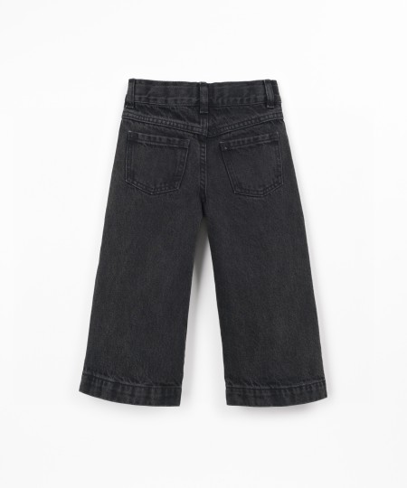 Pantalon en denim à taille réglable