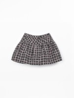 Cotton fabric skort