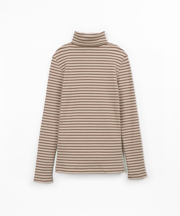 Pull en maille à motif rayé