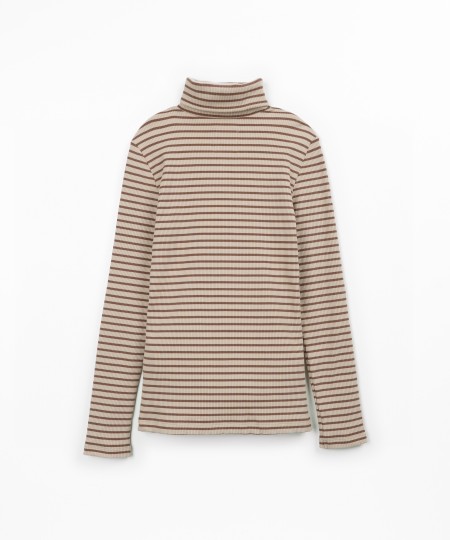 Pull en maille à motif rayé