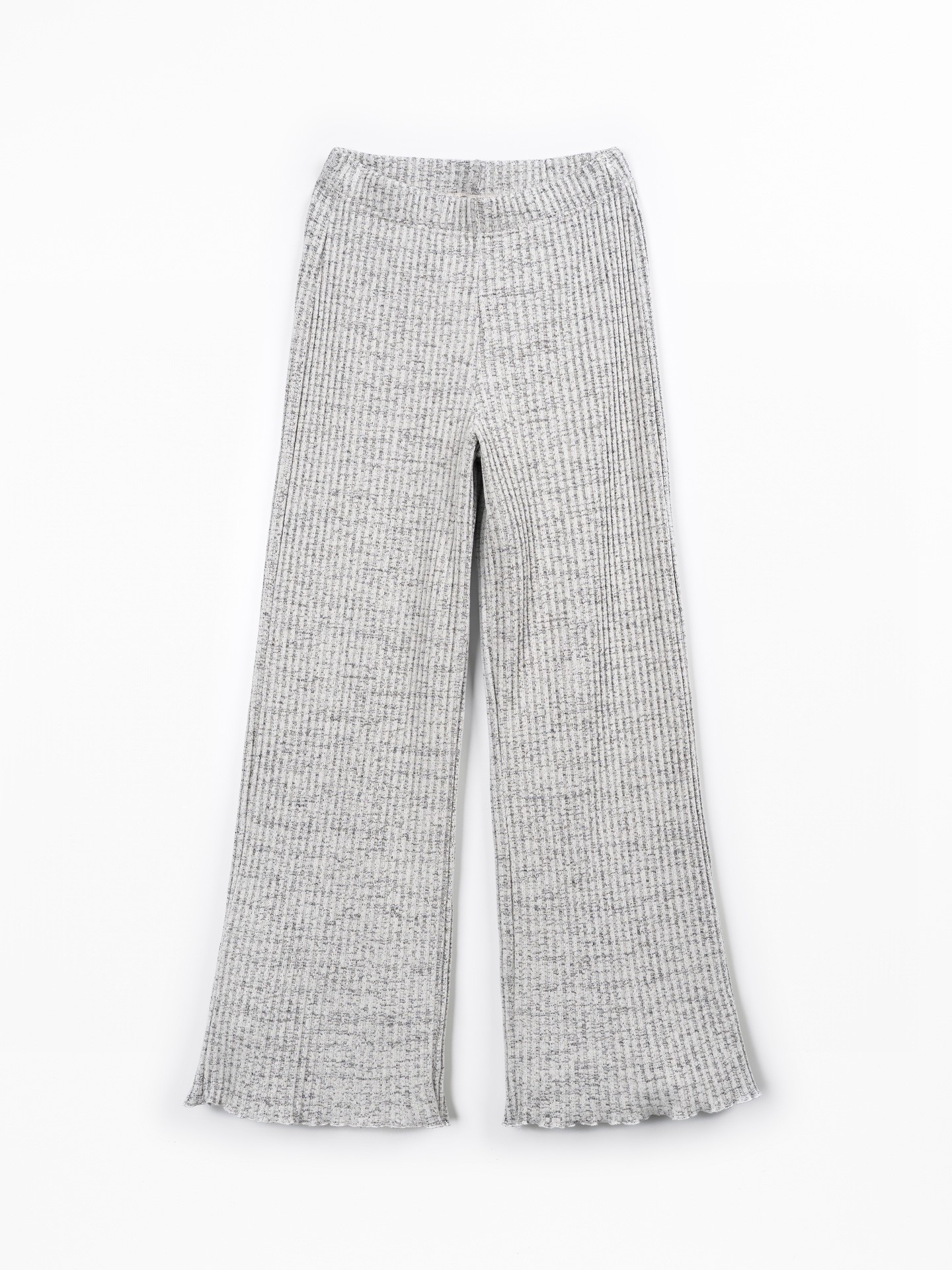 Pantalon en maille à taille élastiquée