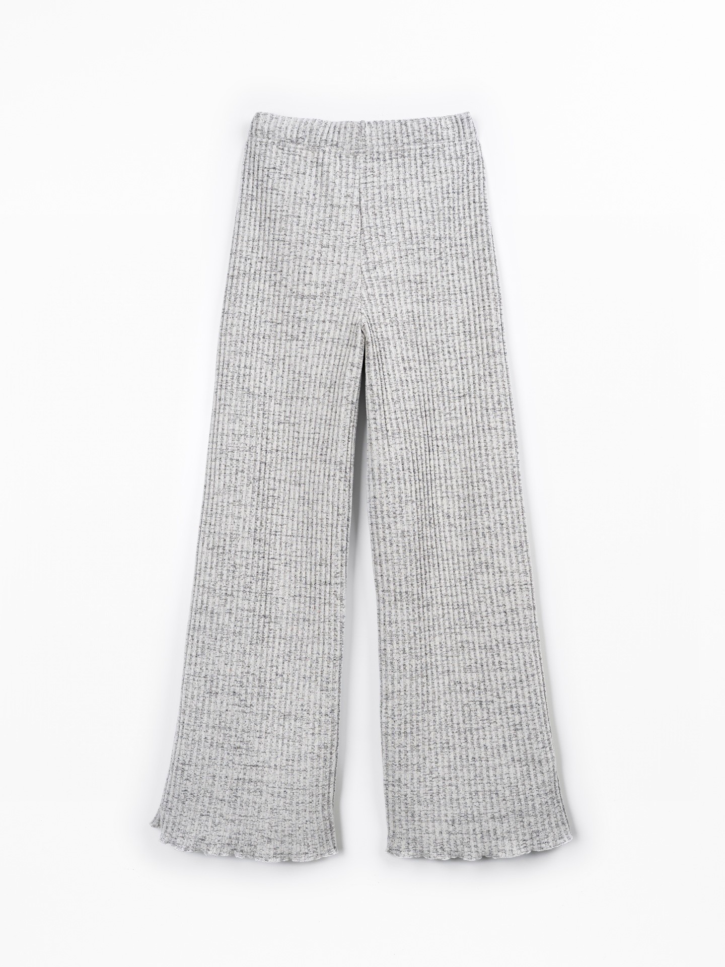 Pantalon en maille à taille élastiquée