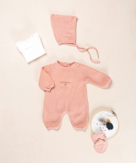 Jumpsuit with a mixture of cotton and recycled cotton Jumpsuit with a mixture of cotton and recycled cotton
