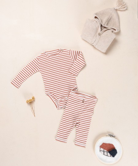 Striped Body in Organic Cotton Striped Body in Organic Cotton
