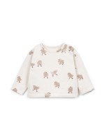 T-shirt with a mixture of natural fibers and recycled fibers