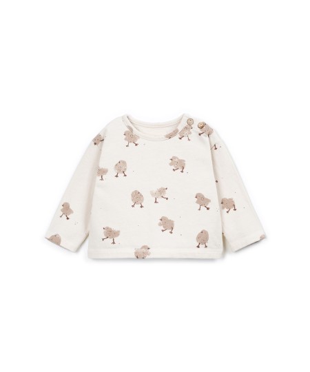 T-shirt with a mixture of natural fibers and recycled fibers - Image product