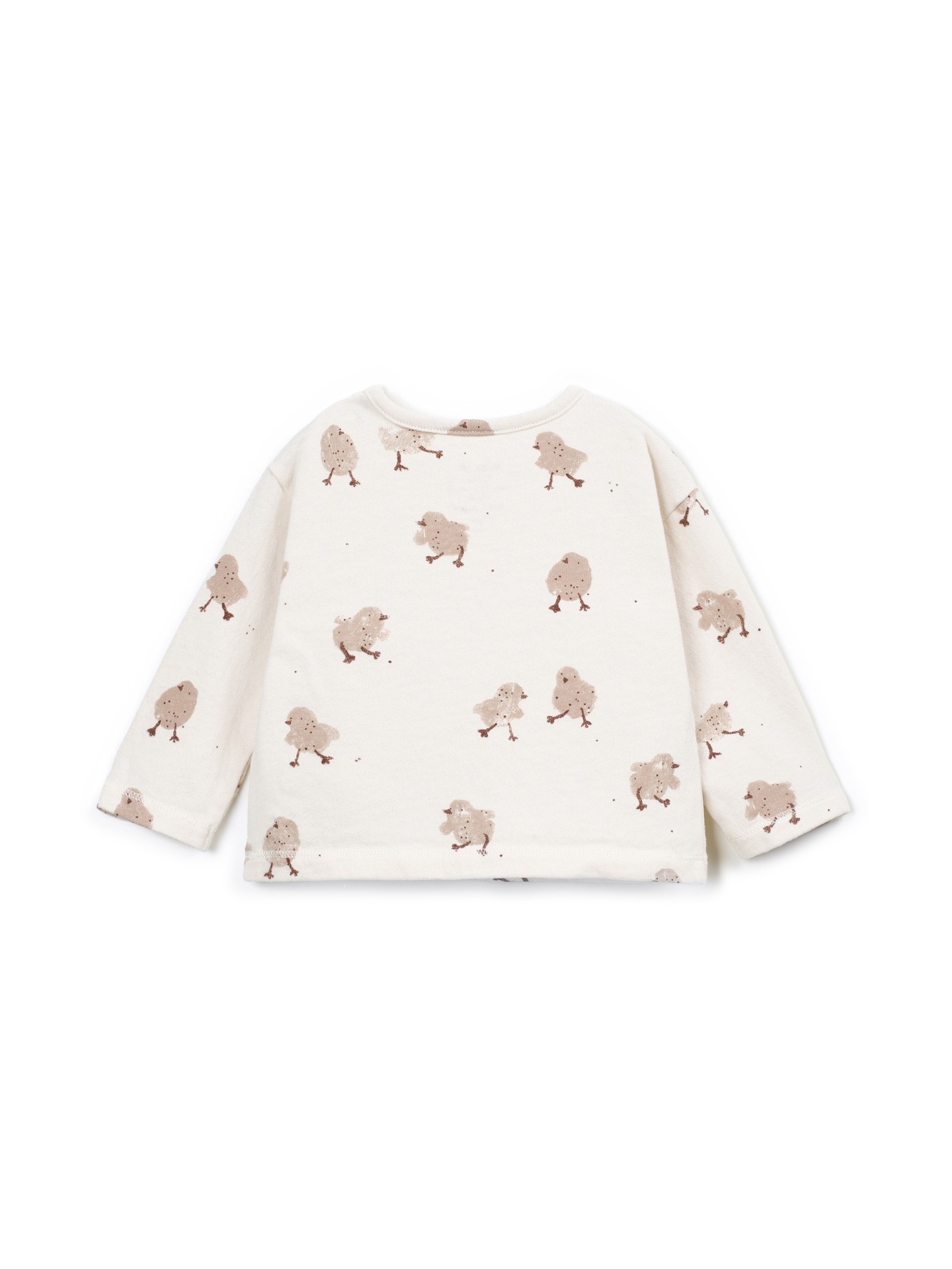 T-shirt with a mixture of natural fibers and recycled fibers