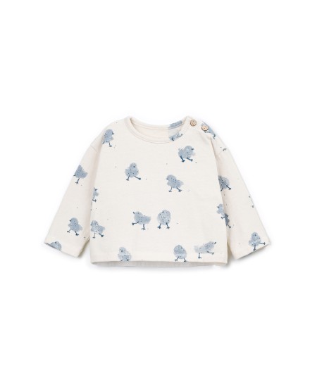 T-shirt with a mixture of natural and recycled fibers - Image product