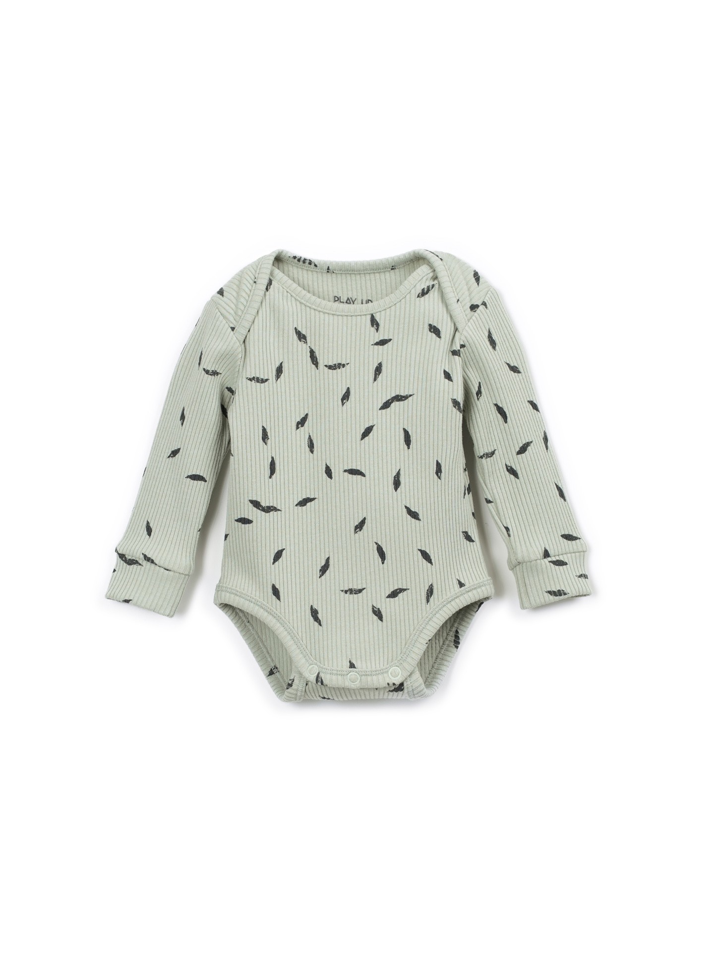 Body with little leaves print