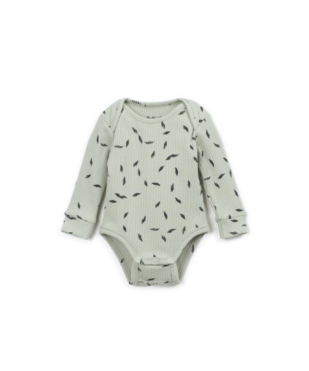 Body avec imprimé de petites feuilles