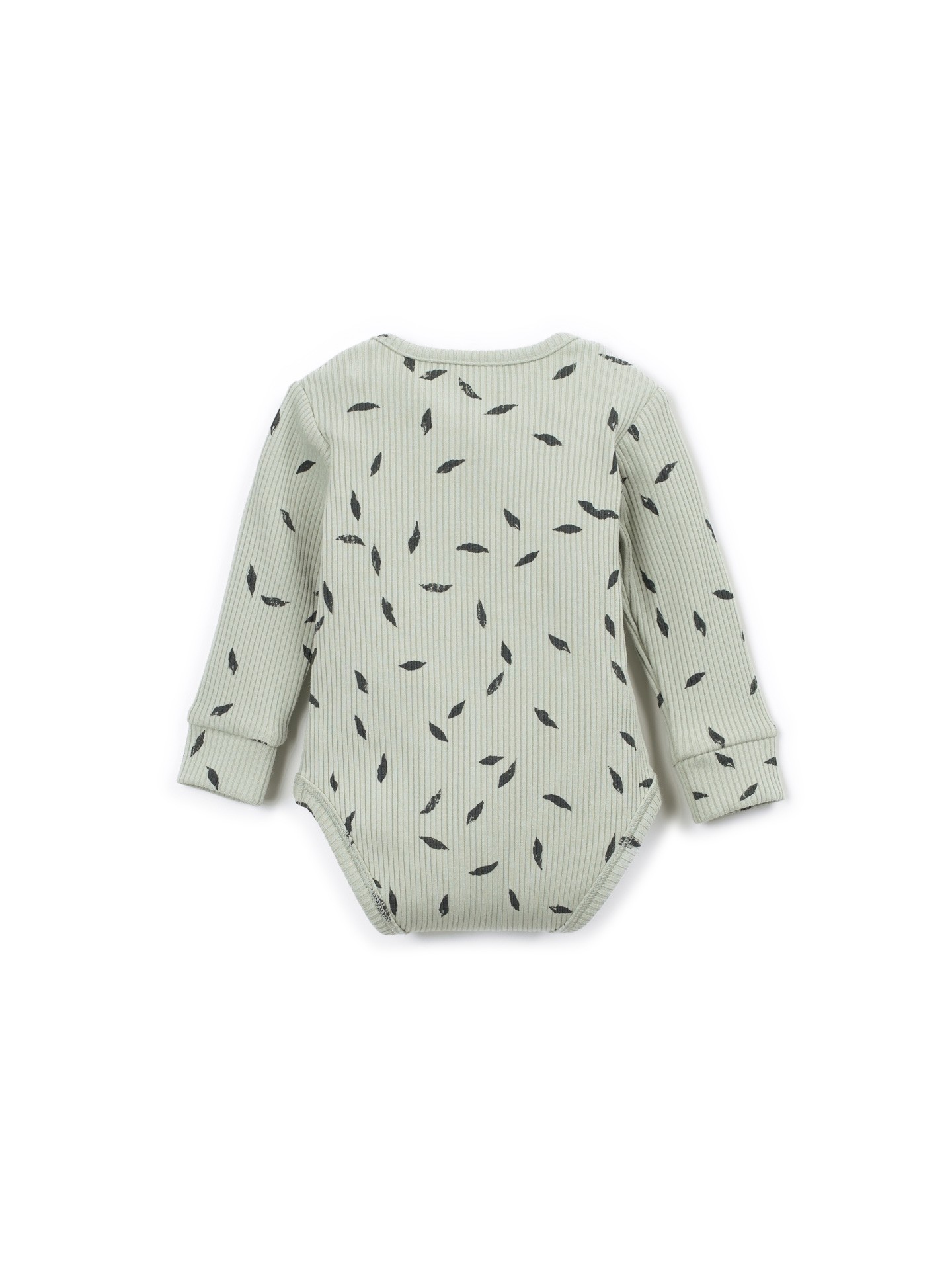 Body with little leaves print