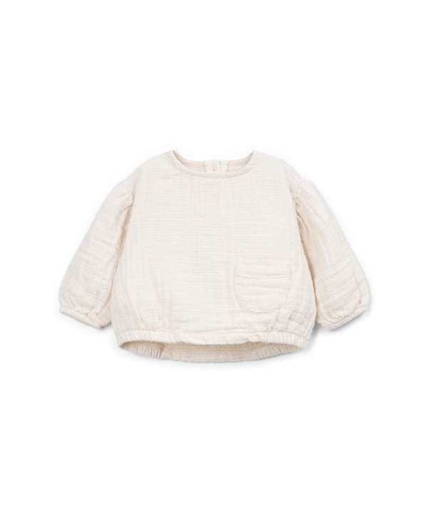 Blouse in cotton fabric