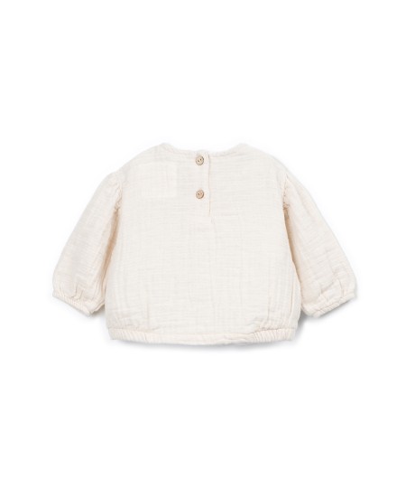Blouse en tissu de coton