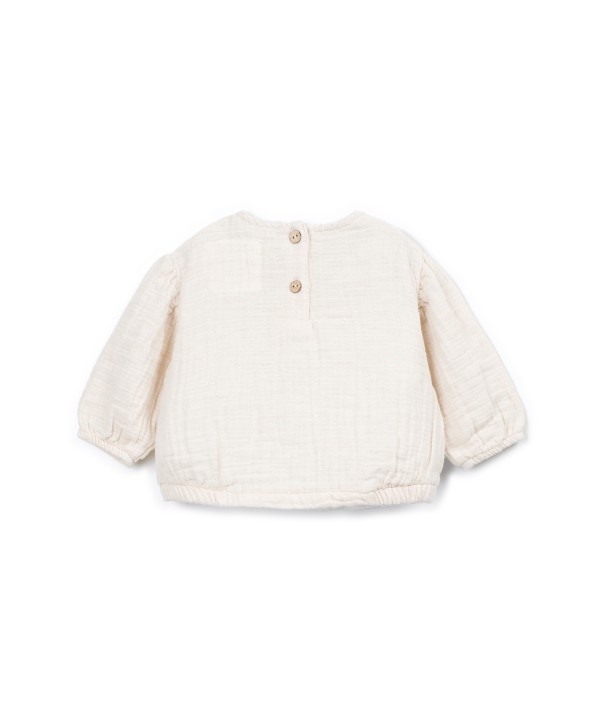Blouse in cotton fabric
