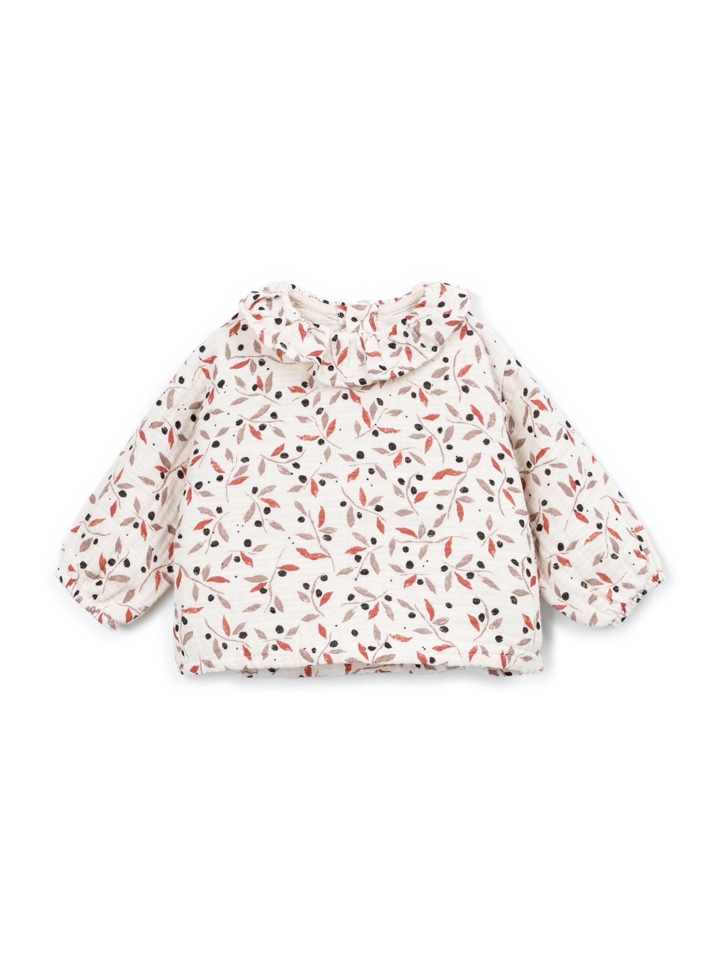 Blouse avec imprimé en tissu de coton