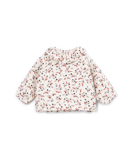 Blouse avec imprimé en tissu de coton - Image product