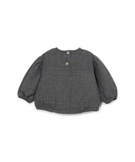Cotton fabric blouse