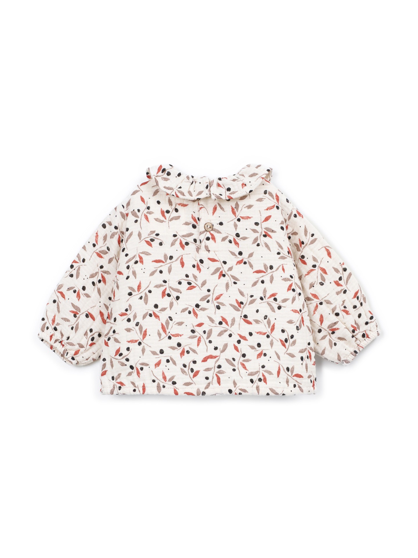 Blouse avec imprimé en tissu de coton