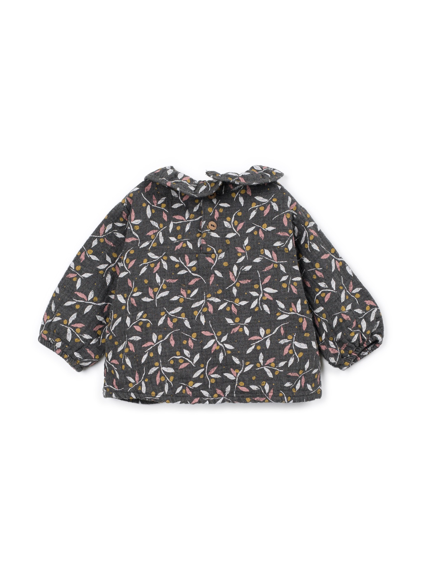 Blouse avec imprimé en tissu de coton