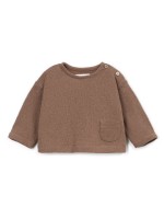 Knitted sweater with cotton and recycled cotton blend Knitted sweater with cotton and recycled cotton blend