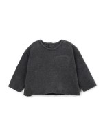 Knit sweater in natural fibers