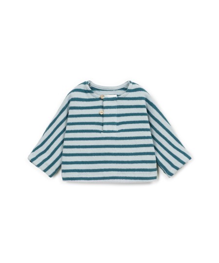 Camisola de malha com mistura de fibras naturais e algodão reciclado - Image product
