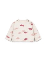 Pull en maille avec mélange de fibres naturelles et fibres recyclées Pull en maille avec mélange de fibres naturelles et fibres recyclées