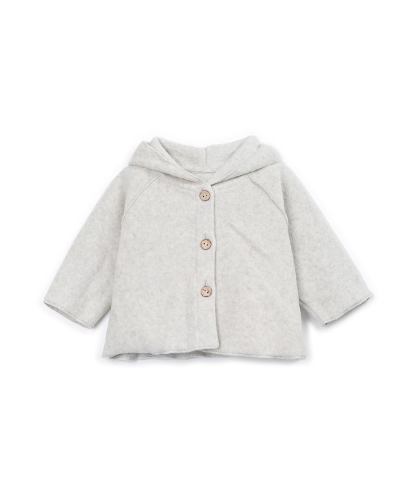 Veste en polaire avec capuche