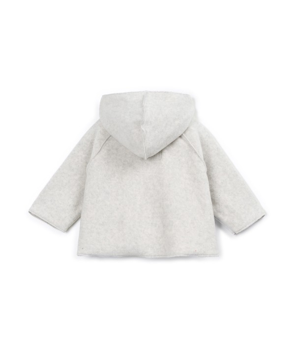 Veste en polaire avec capuche