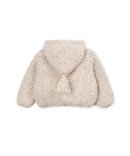 Veste en tricot avec ouverture frontale