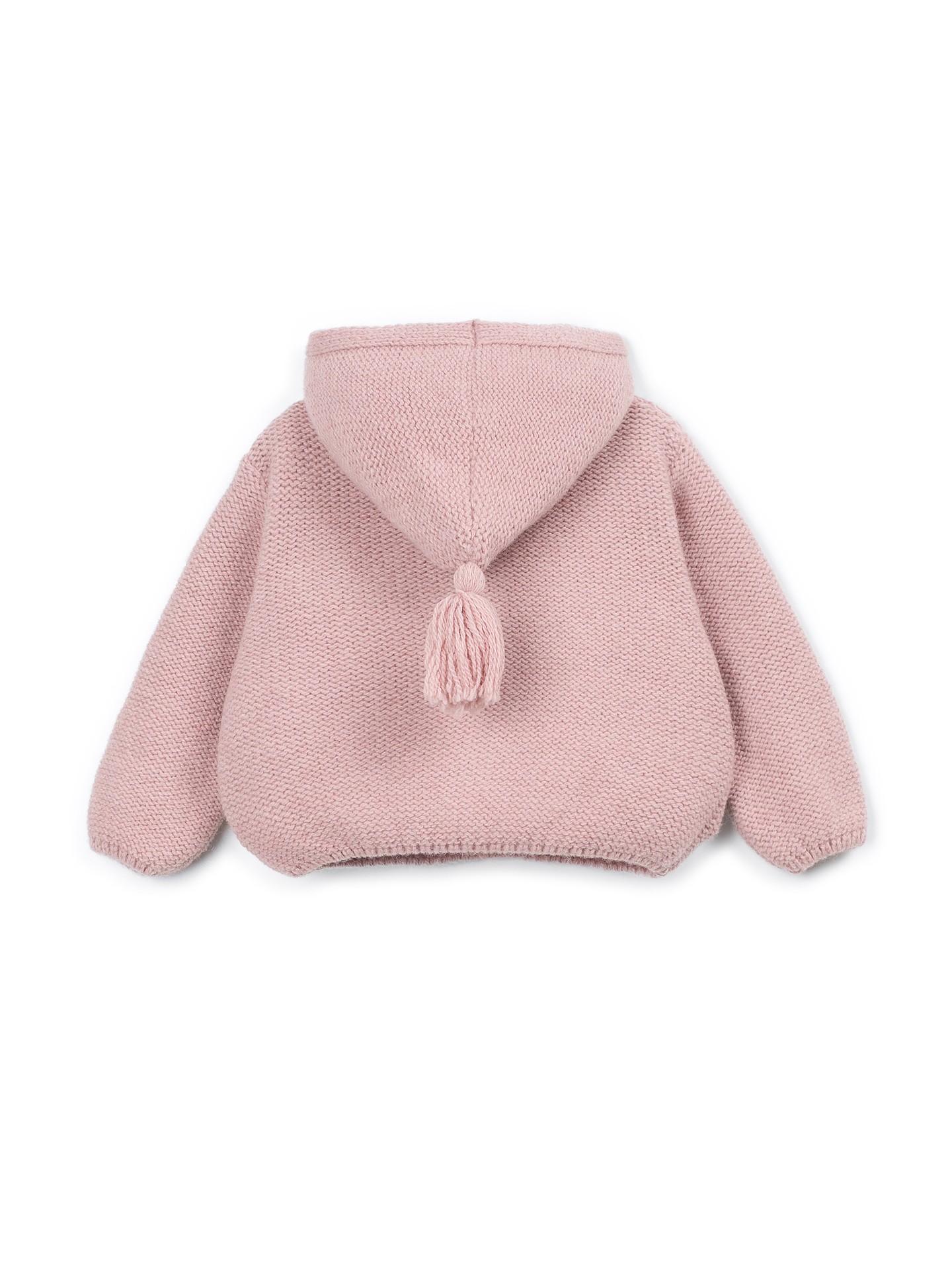 Manteau en tricot avec ouverture frontale
