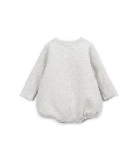 Combinaison en maille polaire en coton biologique