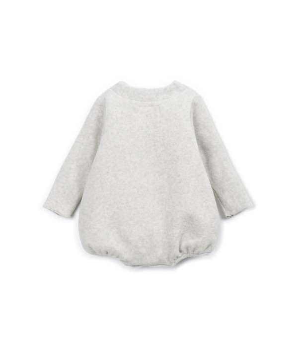 Polar knit jumpsuit in organic cotton