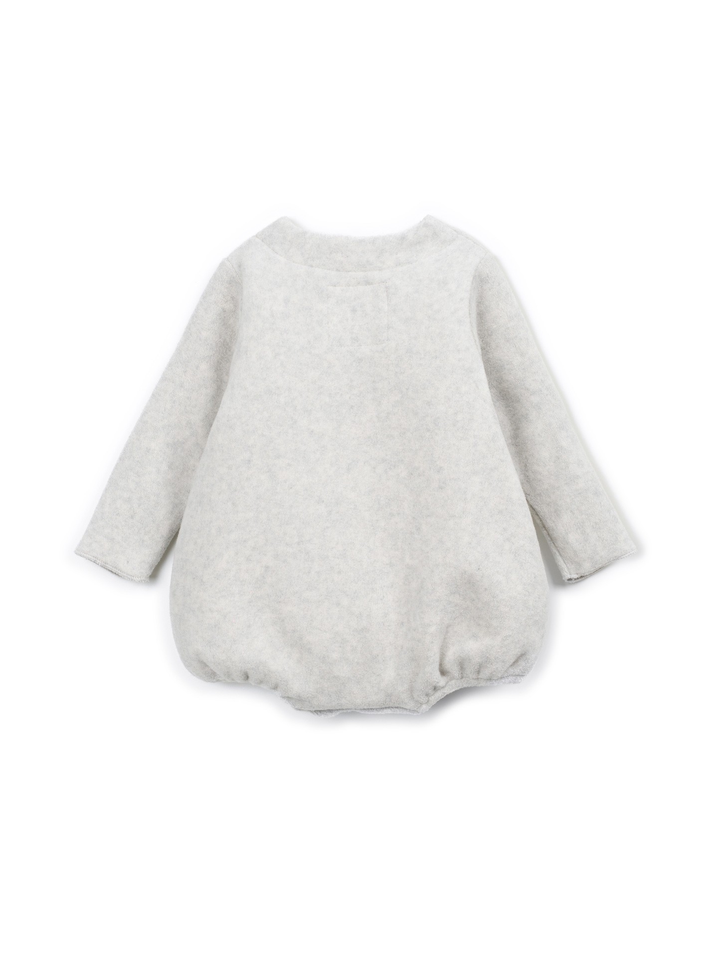 Polar knit jumpsuit in organic cotton