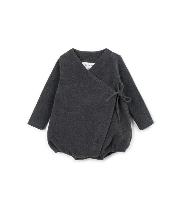 Polar knit jumpsuit in organic cotton